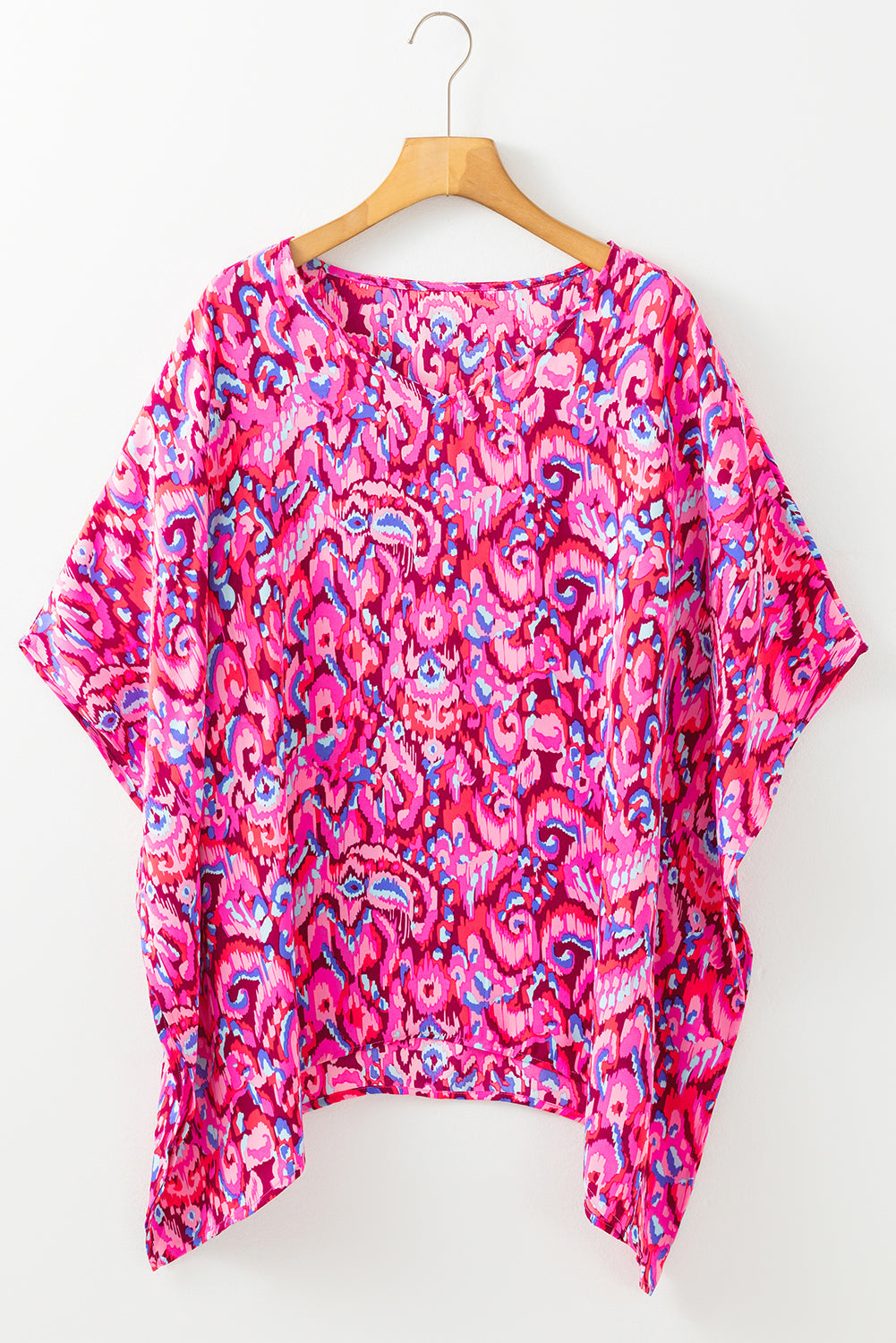 Madeleine Abstract Loose Fit Tunic Blouse-5