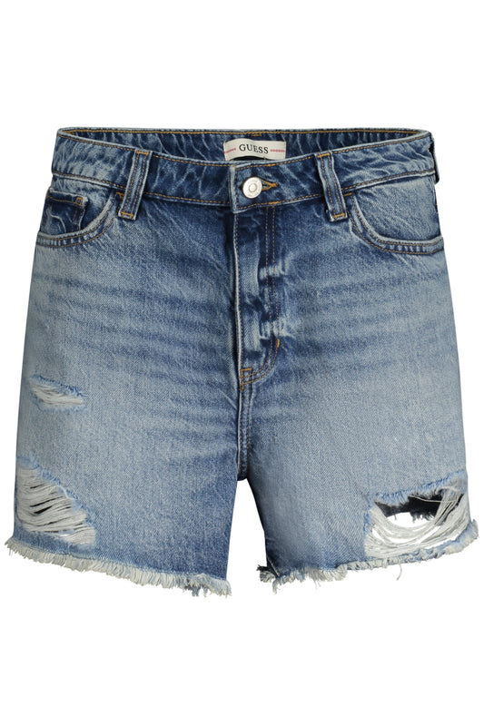 GUESS JEANS WOMEN'S SHORT JEANS BLUE-0